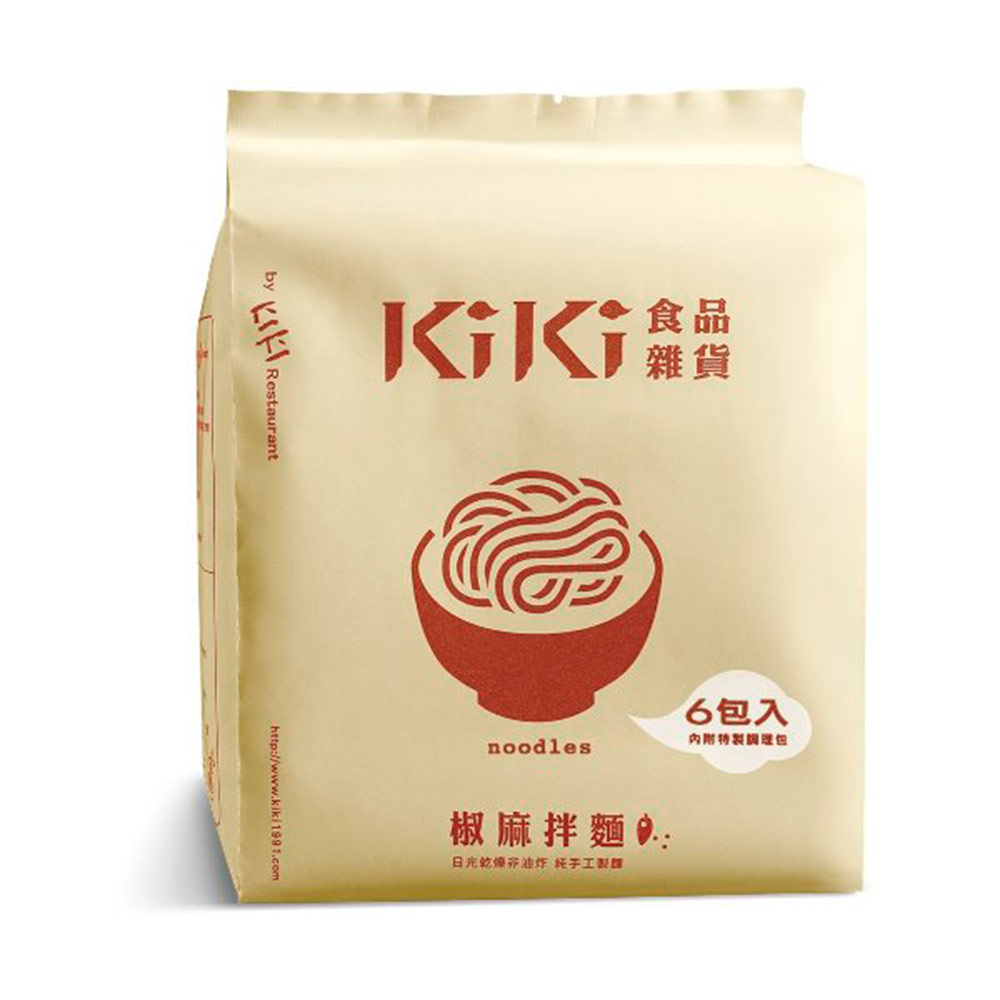 KiKi食品雜貨 椒麻拌麵(6入/袋)