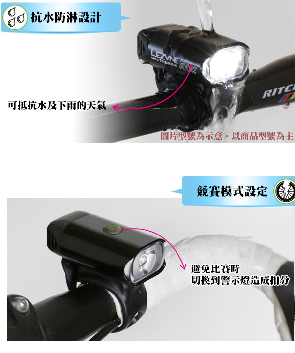 LEZYNE-HECTO & FEMTO PAIR充電光學透鏡LED警示-前後燈