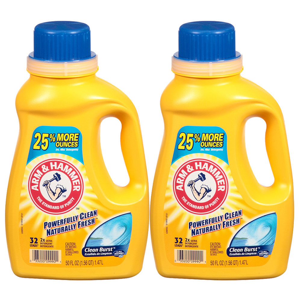 (買1送1)ARM&HAMMER 2倍濃縮洗衣精－潔淨清新(1.47L)