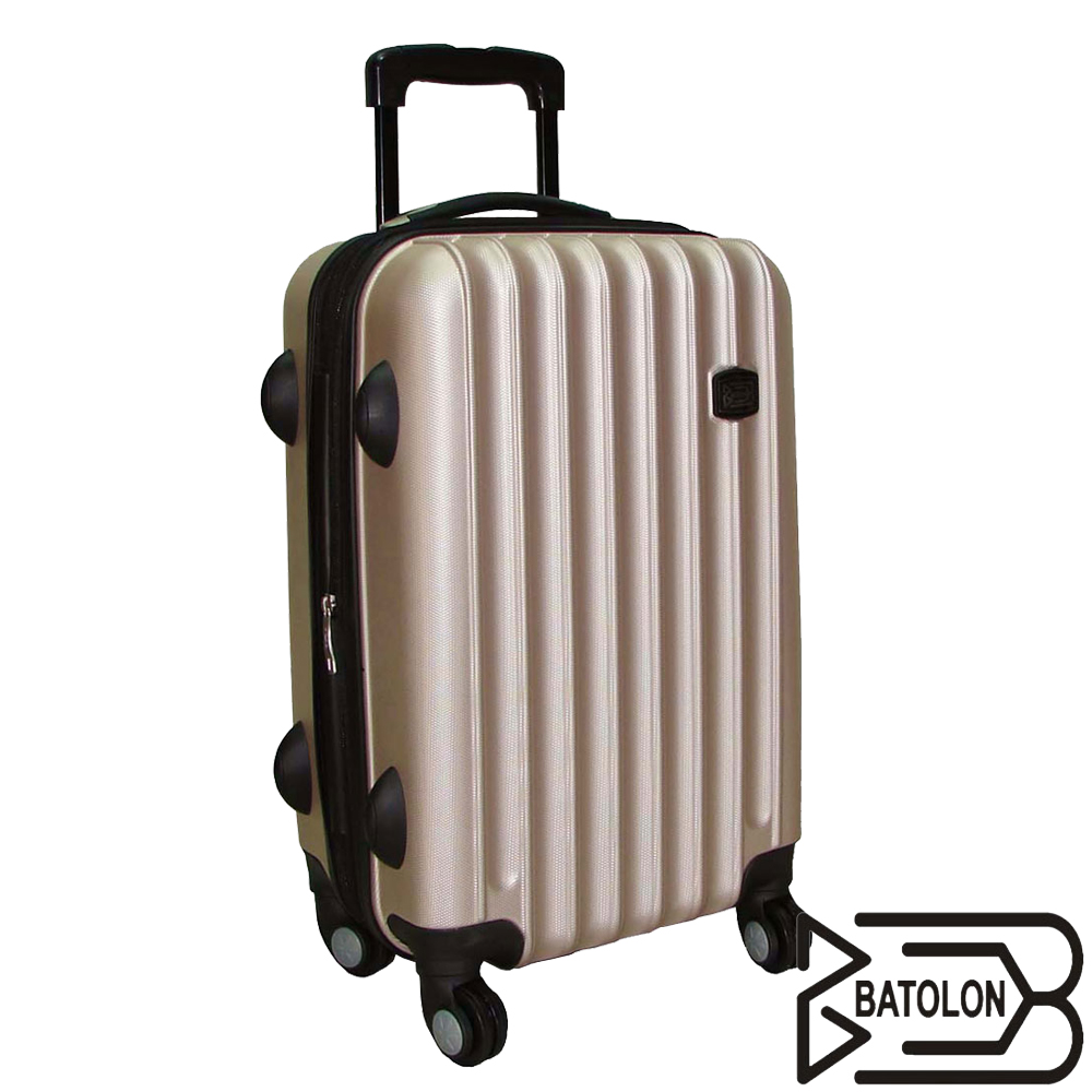 BATOLON寶龍 28吋-時尚美型輕硬殼旅行拉桿箱〈香檳金〉