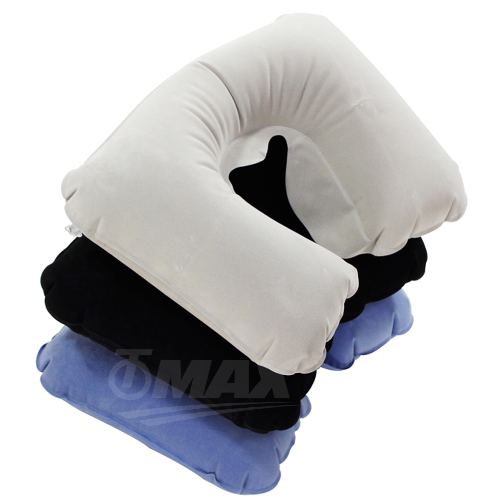[快]OMAX新一代舒適植絨頸枕-2入-隨機出貨