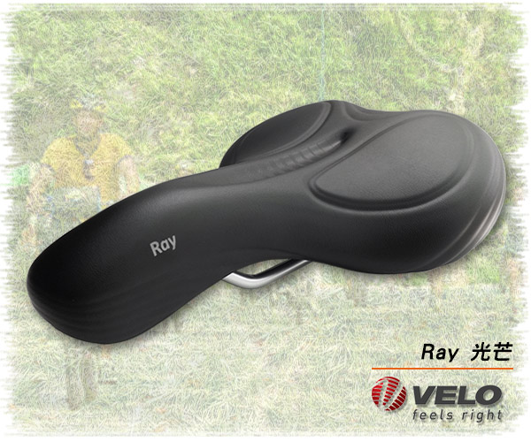 VELO Ray 光芒 舒適軟膠坐墊 附警示燈