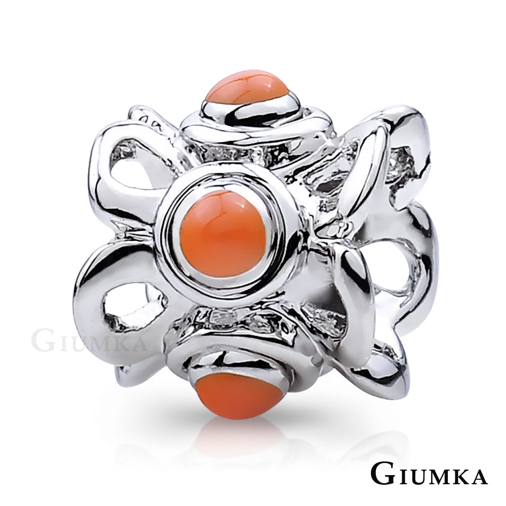 GIUMKA 珠飾 CHARMS 花冠-橘