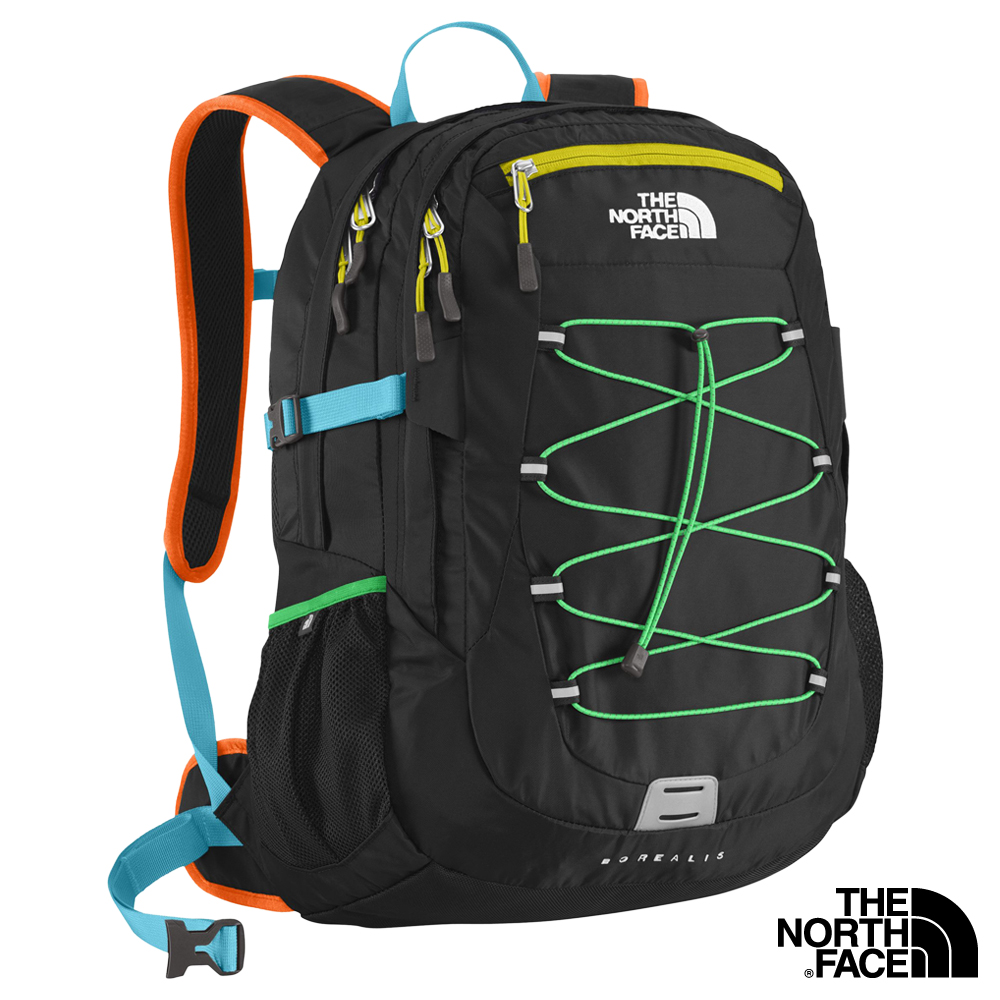 The North Face BOREALIS 15吋電腦背包 土耳其藍/鮮橘