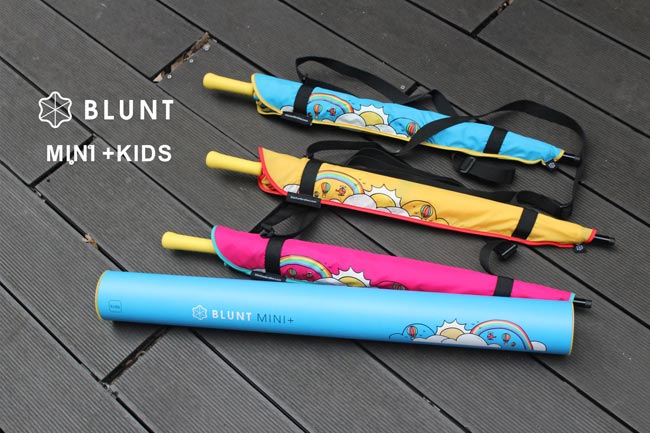 紐西蘭BLUNT- 保蘭特可變色安全兒童傘 – 直傘小號 (風格藍)