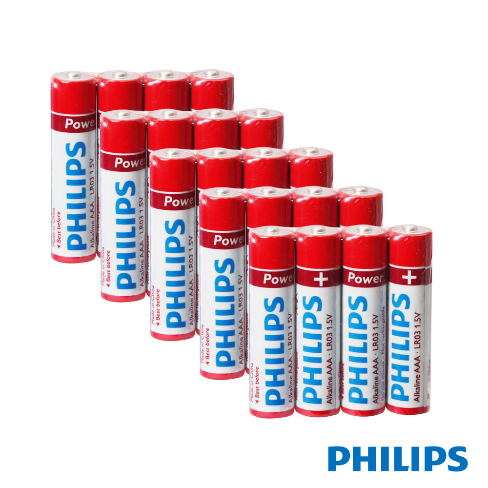 PHILIPS飛利浦4號 AAA鹼性電池 100顆