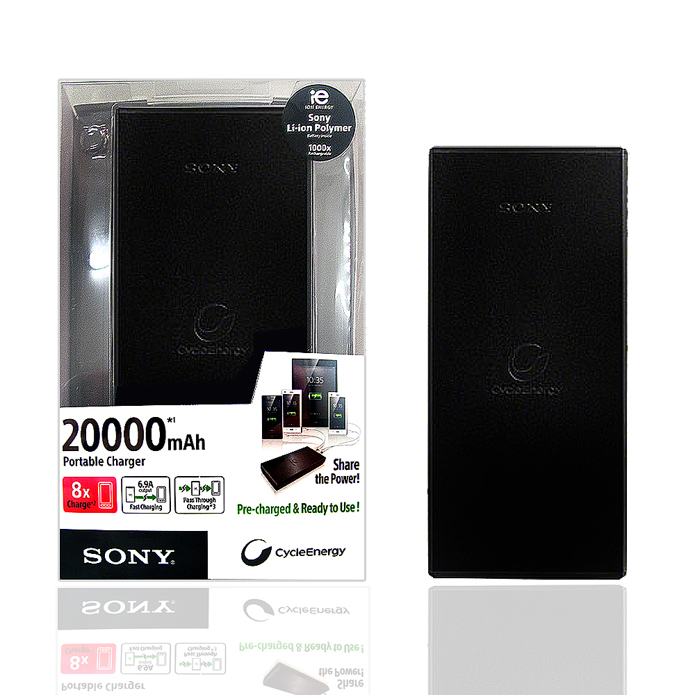 SONY CP-B20 鋁合金大容量行動電源 20000mAh 公司貨[快]