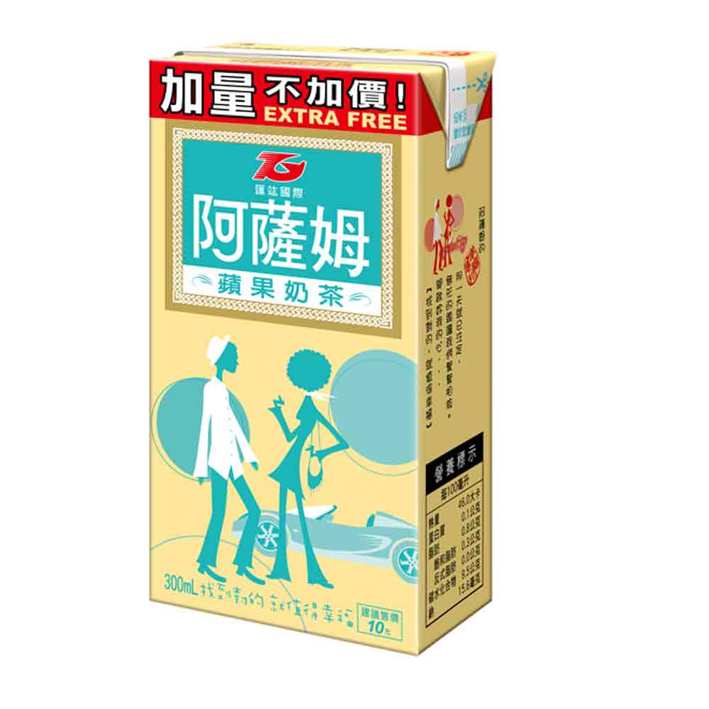 匯竑阿薩姆 蘋果奶茶300ml (6入)