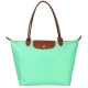 LONGCHAMP Le pliage 長提把摺疊水餃包(大/綠色) product thumbnail 1