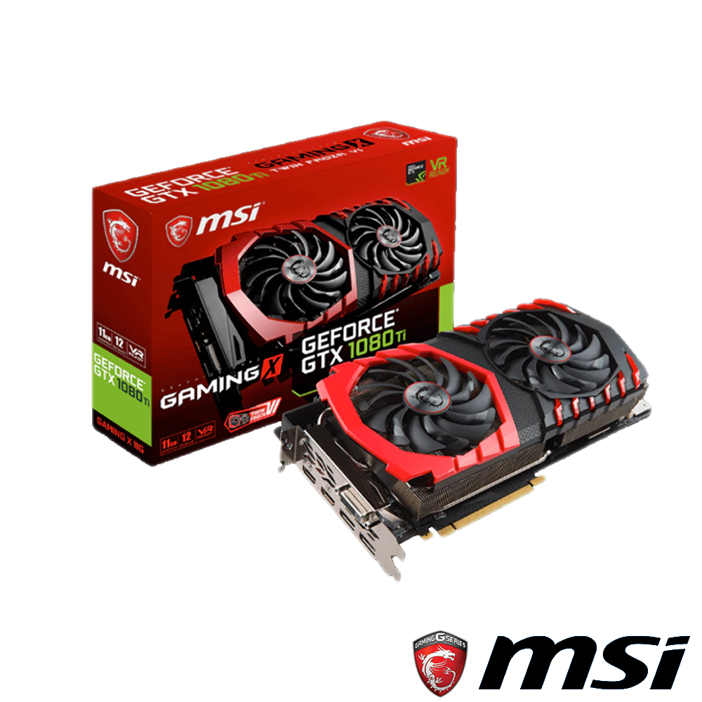 MSI微星 GEFORCE GTX 1080 TI GAMING X 11G 顯示卡