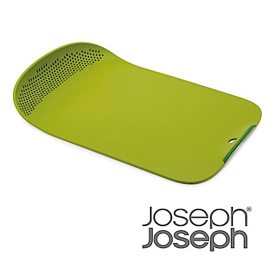 Joseph Joseph 洗濾兩用弧型砧板(綠)