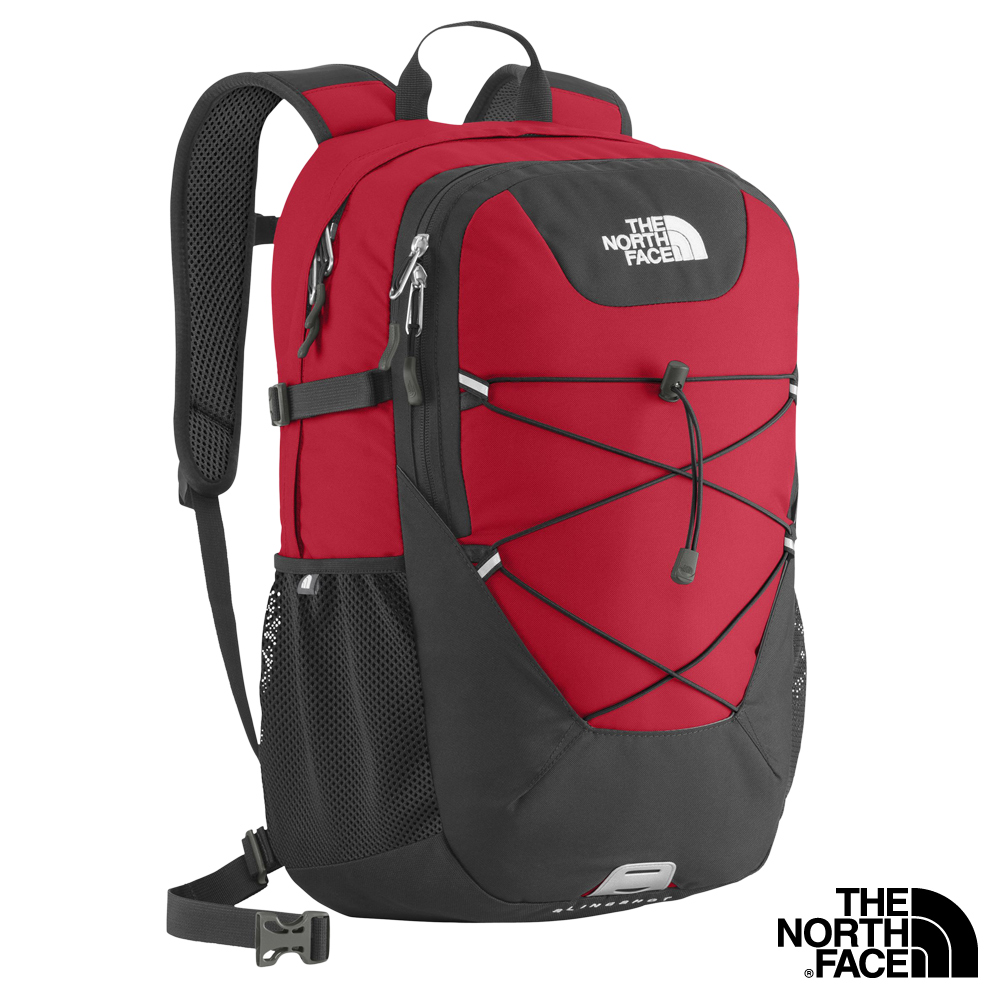 The North Face SLINGSHOT 15吋電腦背包 紅/瀝灰