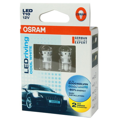 OSRAM 汽車LED燈 T10 W5W(2入)公司貨