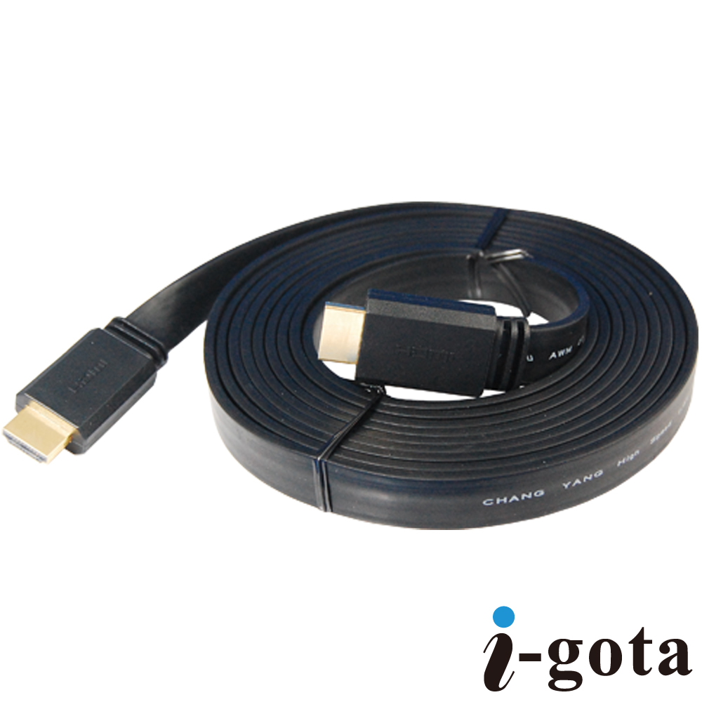 i-gota【愛購它】超薄型 HDMI 1.4版數位影音傳輸線(3M)