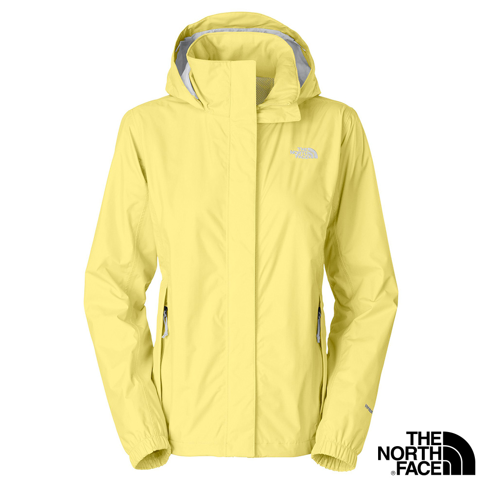 The North Face 女 HyVent 防水外套 哈瑪奇黃