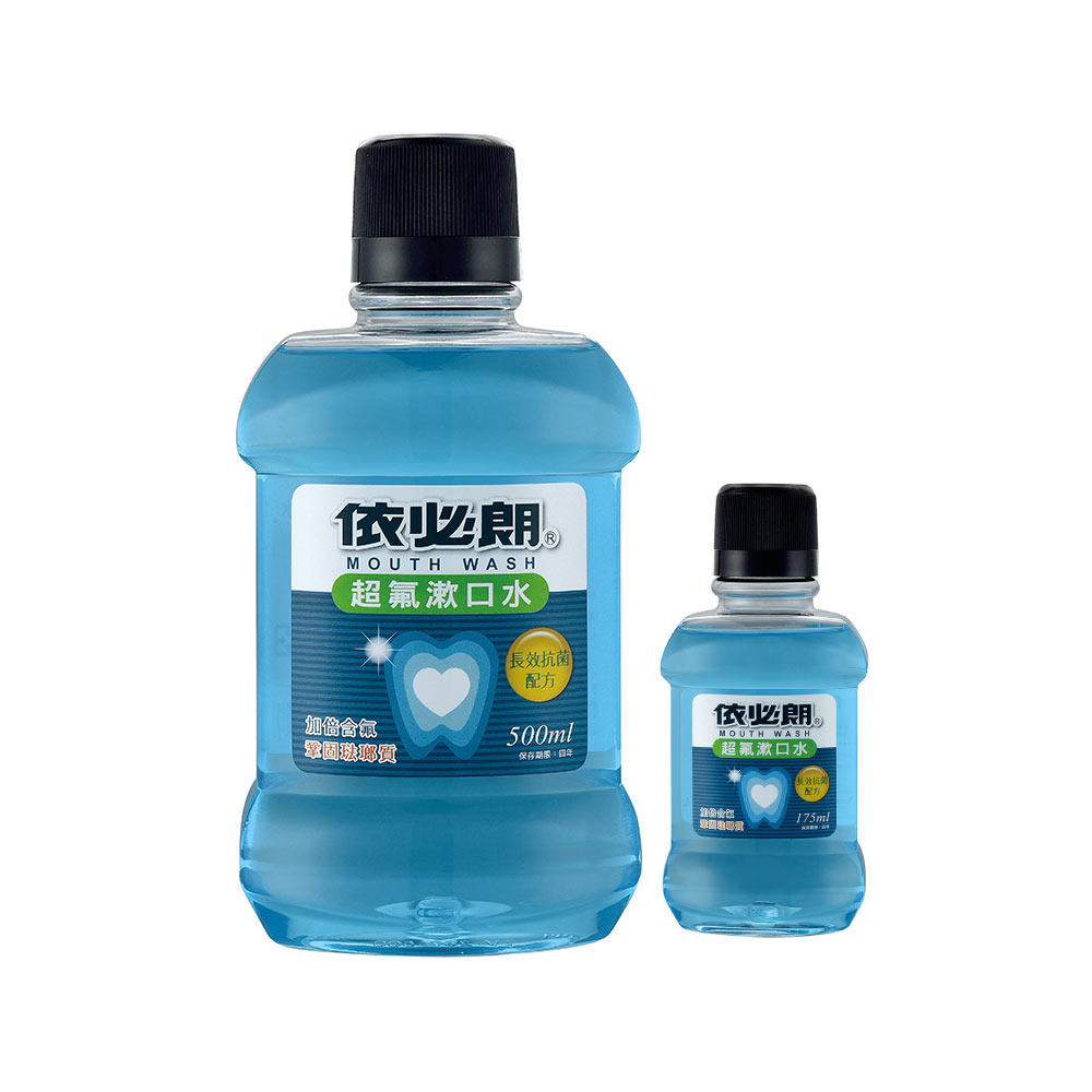 依必朗超氟漱口水500ml加贈175ml隨身瓶