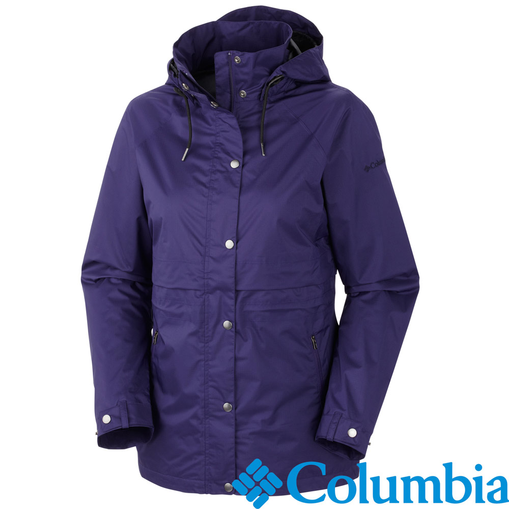 Columbia哥倫比亞-單件式防水外套-女-紫色