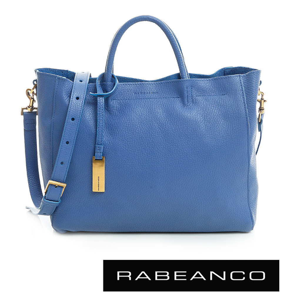 RABEANCO 迷時尚系列優雅兩用小手提包(大) 藍