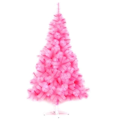 摩達客 台製7尺(210cm)特級粉紅色松針葉聖誕樹 裸樹 (不含飾品不含燈)