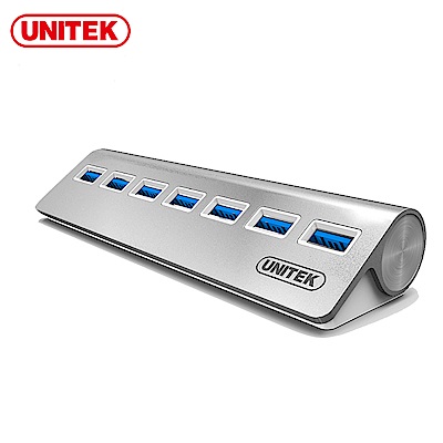 UNITEK 優越者鋁合金7埠USB3.0HUB集線器