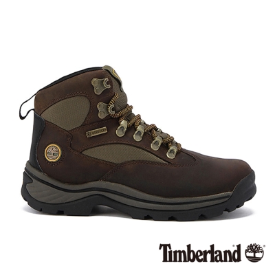 Timberland 女款深咖啡防水厚底中筒鞋