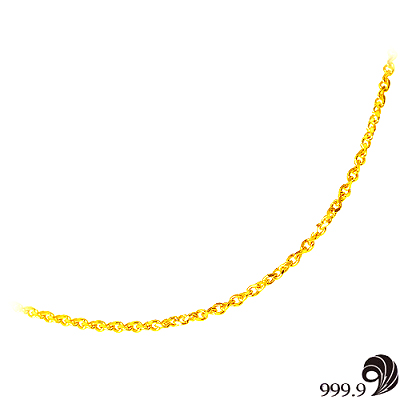 【歷代風華】幸福黃金(約1.77錢)項鍊