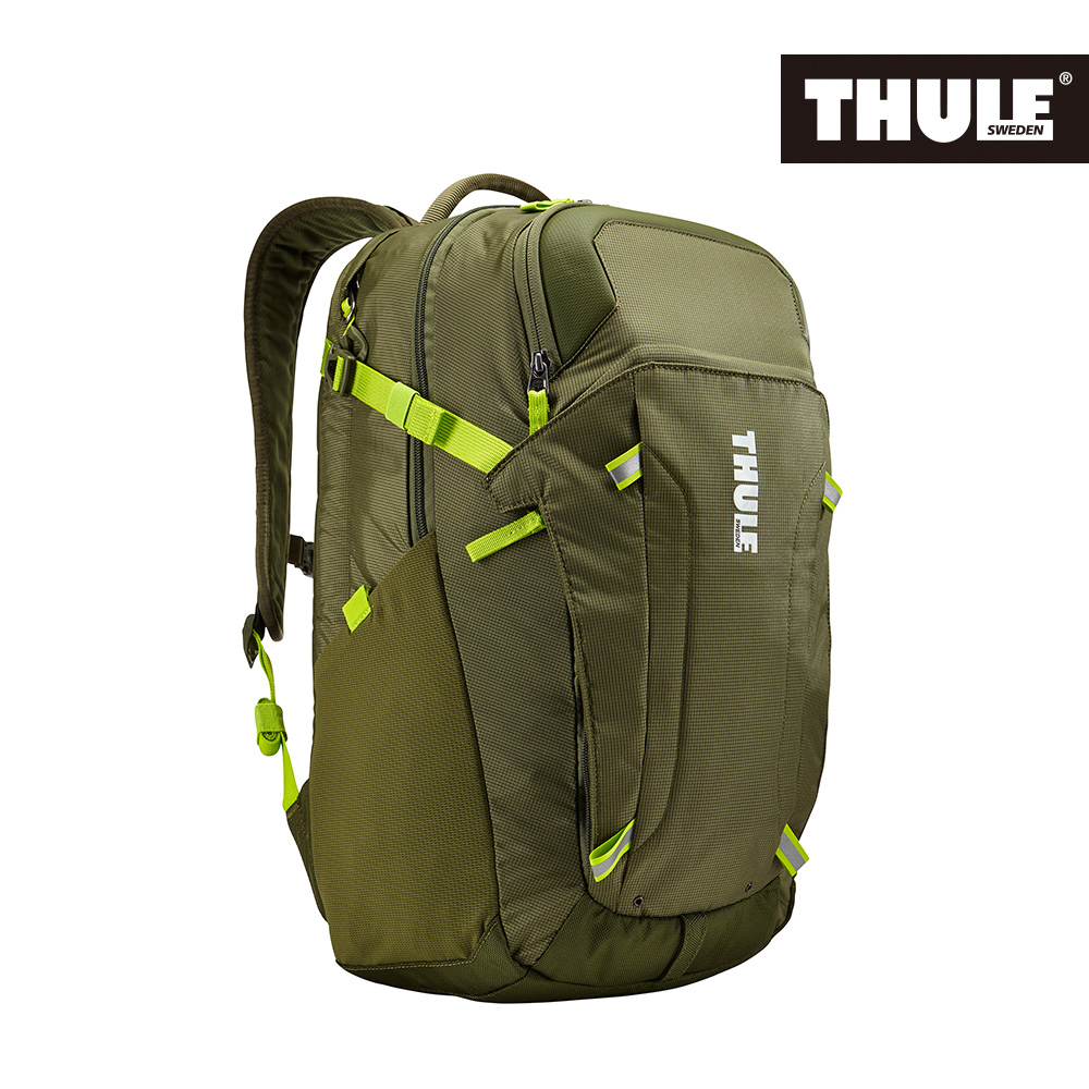 Thule 都樂-EnRoute Blur多功能17吋雙肩後背包TEBD-217-褐綠