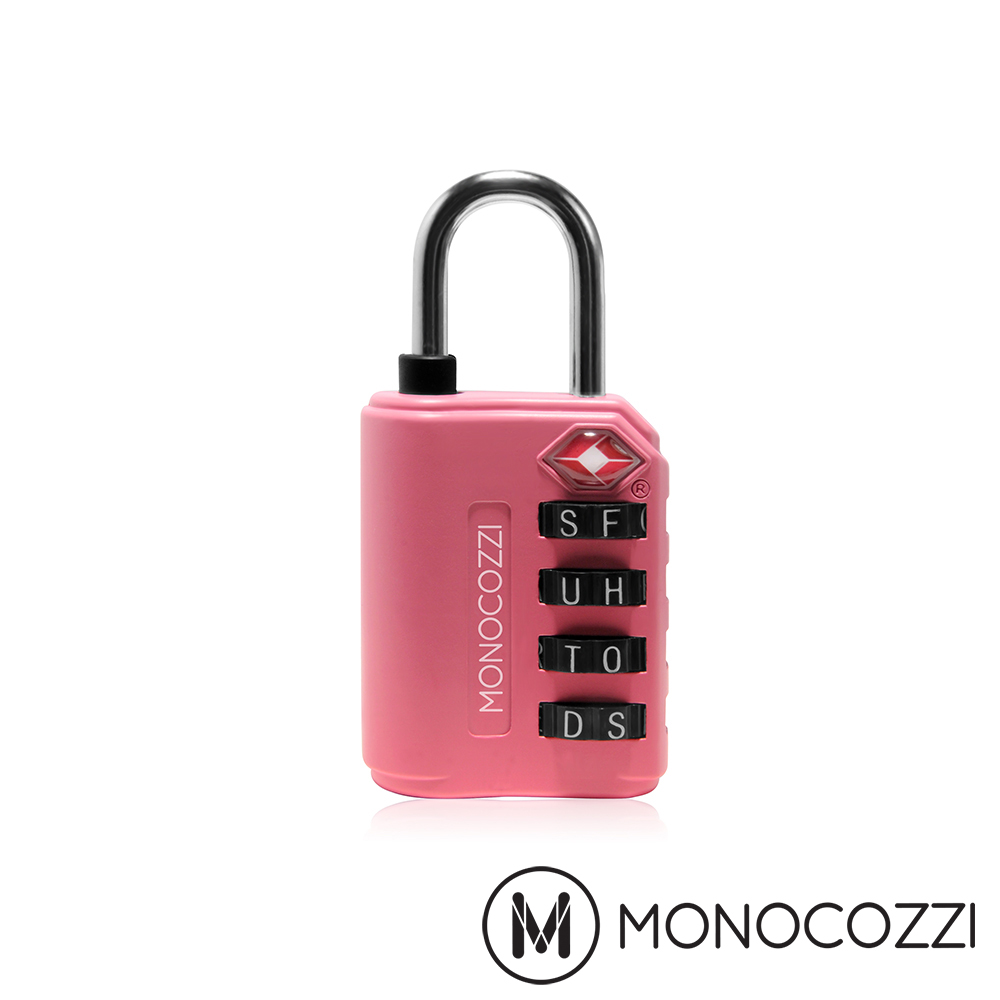 MONOCOZZI TSA LETTERS LUGGAGE LOCK 字母海關鎖-粉紅