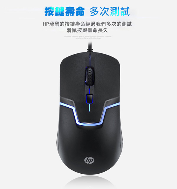 HP m100有線滑鼠