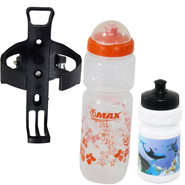 [快]omax快拆萬用水壺架+流線運動水壺+3D兒童水壺