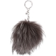 Michael Kors Fur Key Chain 混色毛球吊飾/鑰匙圈(灰色) product thumbnail 1