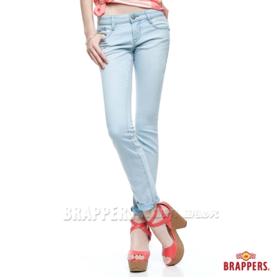 BRAPPERS 女款 新美腳Royal系列-女用九分褲-淺藍