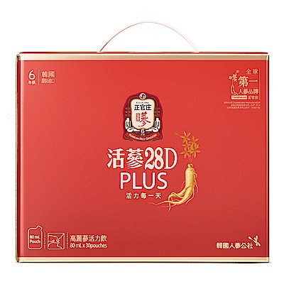 正官庄 活蔘28D PLUS(80mlx30包)