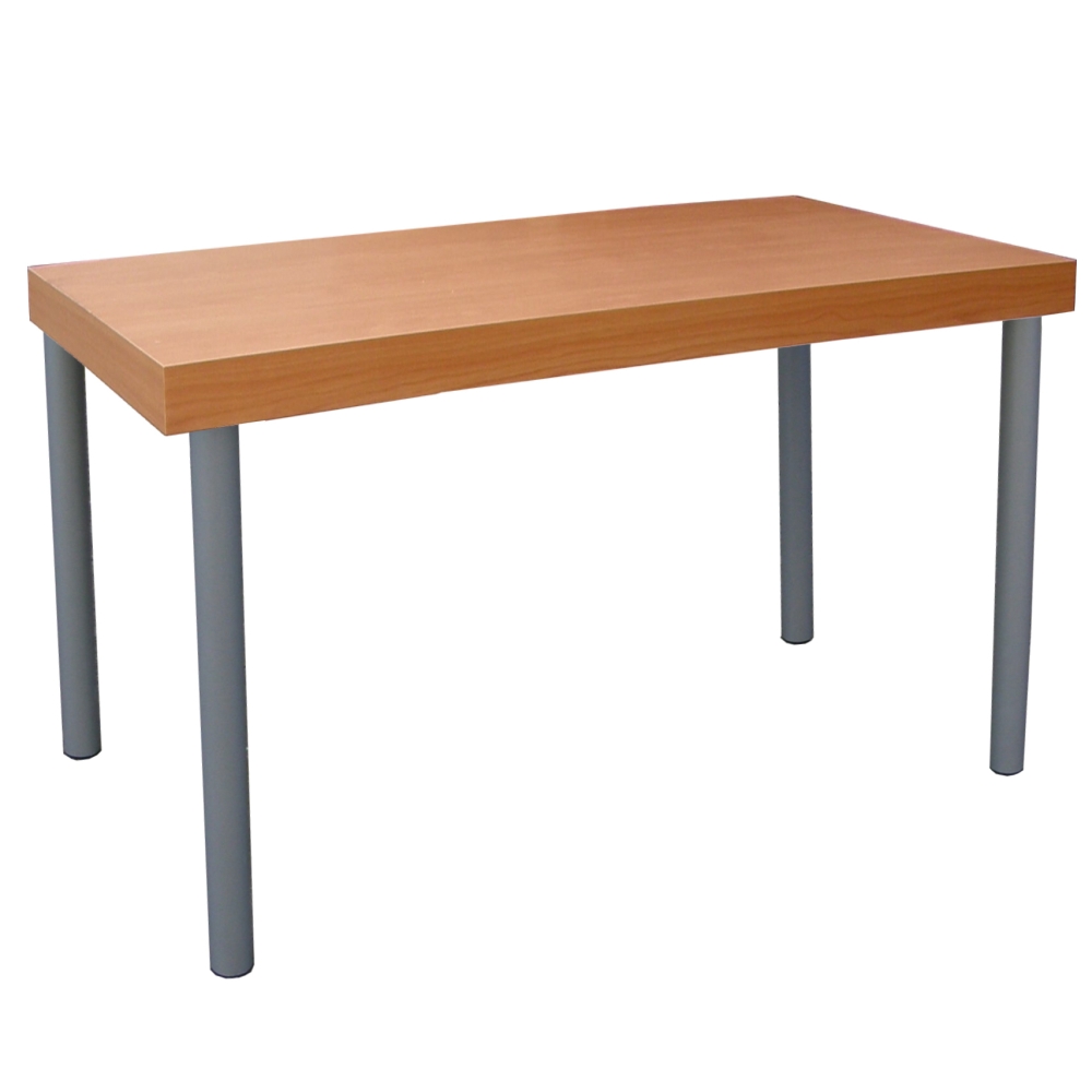 【KIC】厚型桌面(4.4公分厚度)77.5 公分(高)-餐桌(楓葉紅木色)