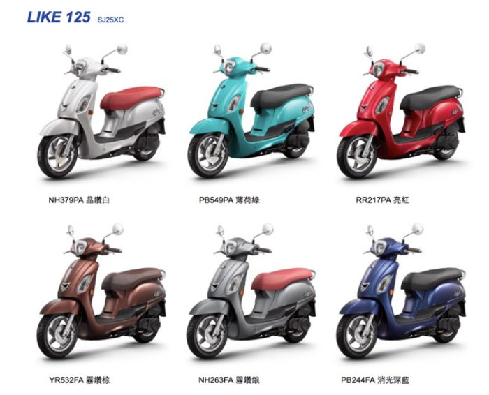 【KYMCO 光陽機車】 LIKE 125-六期車(2019年新車)