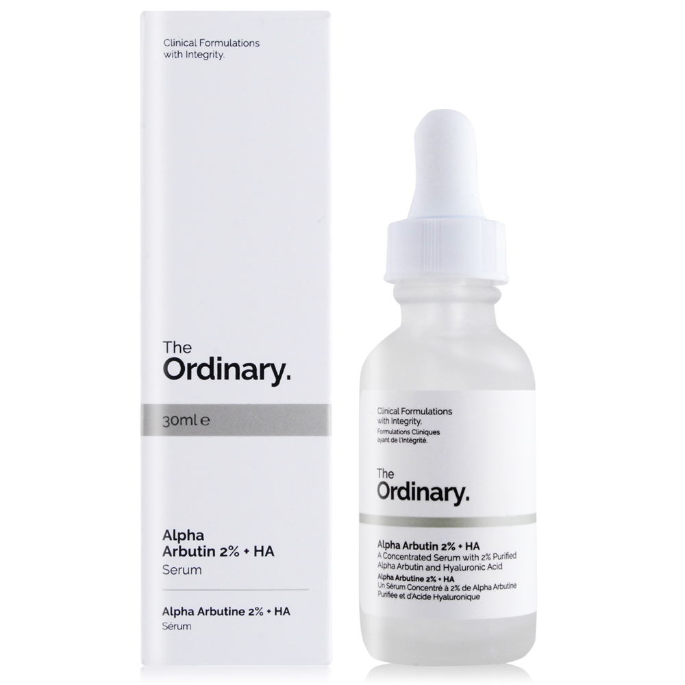 The Ordinary Alpha Arbutin 2% + HA 高濃縮 Alpha 熊果素淨白精華30ml