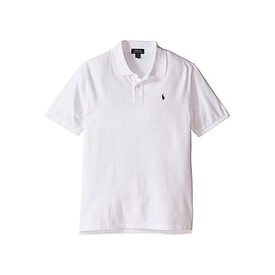 Ralph Lauren 短袖 POLO 素面 小孩 白 0750