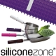 Siliconezone 施理康耐熱矽膠方格防燙鍋把套-葡萄紫 product thumbnail 1