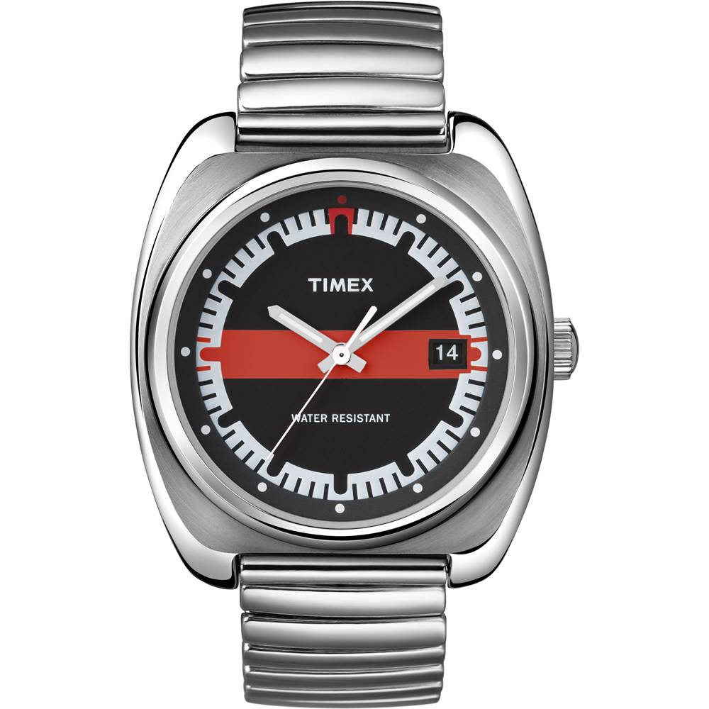 TIMEX 經典復刻冷光系列腕錶-黑/38mm