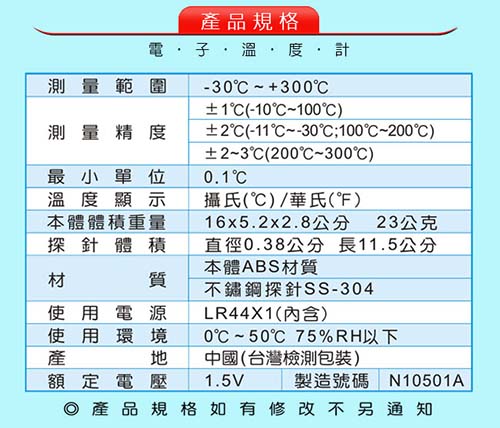 Dr.AV 旋轉大螢幕精準溫度計(GE-27R)/2入