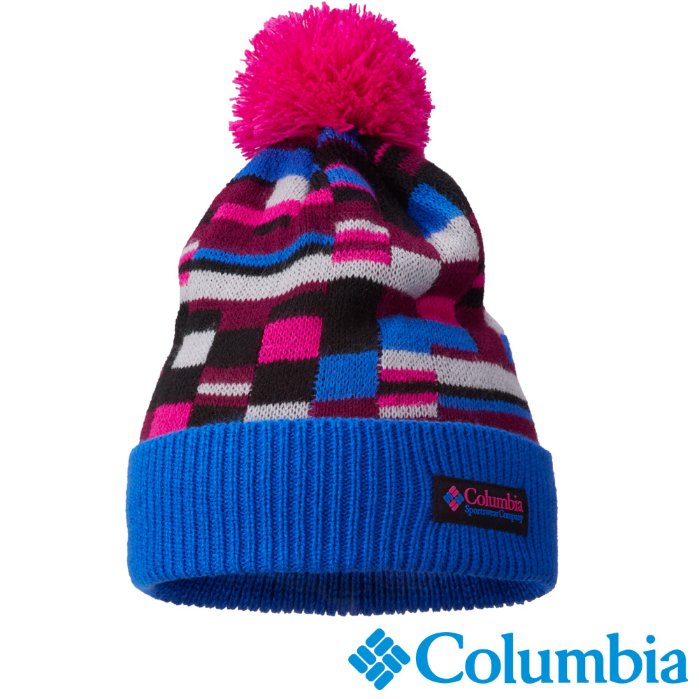 【Columbia哥倫比亞】 保暖毛線帽-藍　UCU92470BL