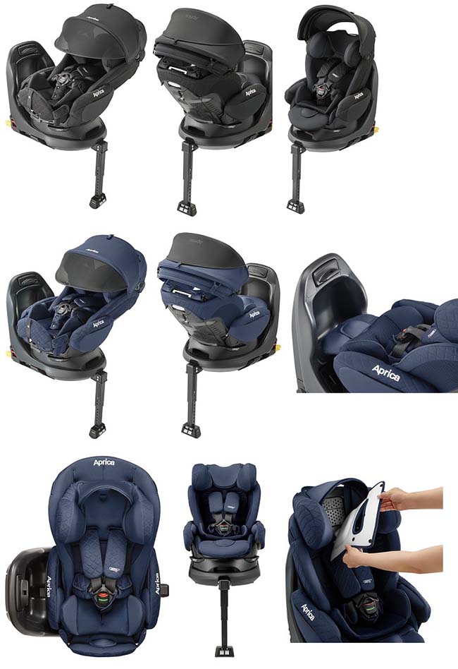 Aprica Fladea grow ISOFIX Premium臥床汽座