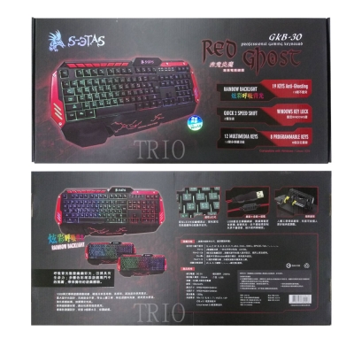 KINYO 專業電競鍵盤GKB-30