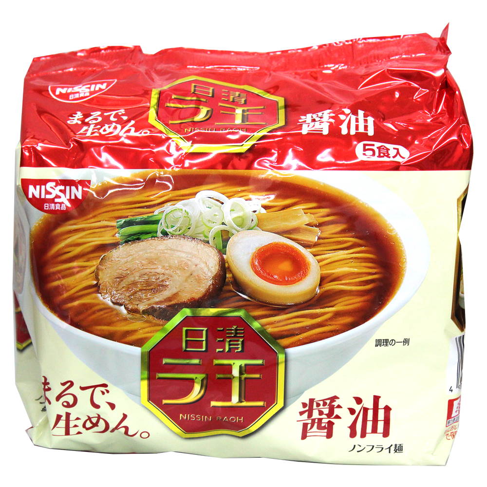 日清 麵王5食包麵-醬油(510g)