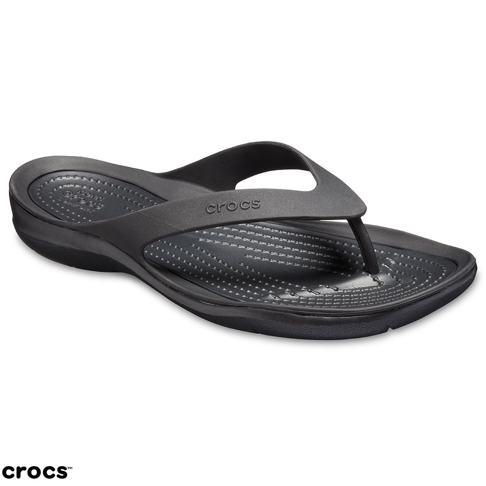 Crocs 卡駱馳 (女鞋) 激浪女士人字拖 204974-060