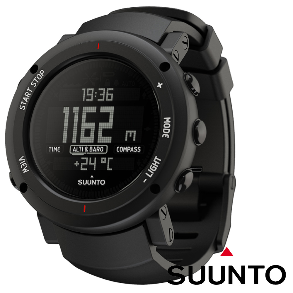 【芬蘭 SUUNTO 】Core Alu Deep Black 多國語言登山錶/黑