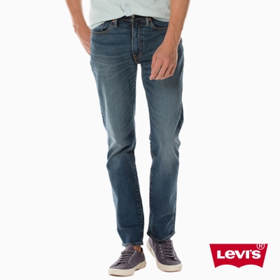 Levis 男款 514 低腰合身直筒牛仔長褲 / 彈性布料 / 刷白