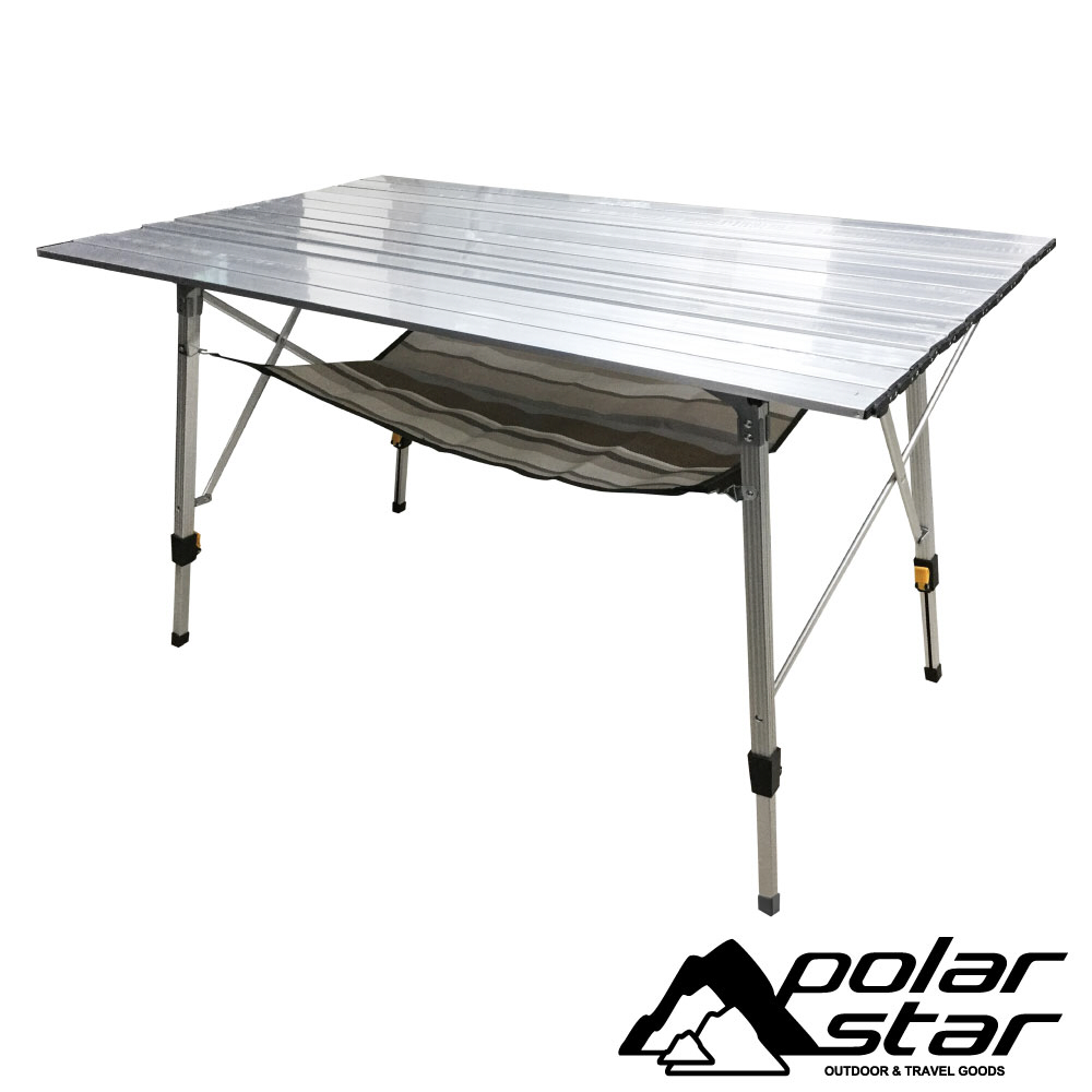 PolarStar 休閒鋁捲桌 -大- P17705 露營用品 蛋捲桌 摺疊桌