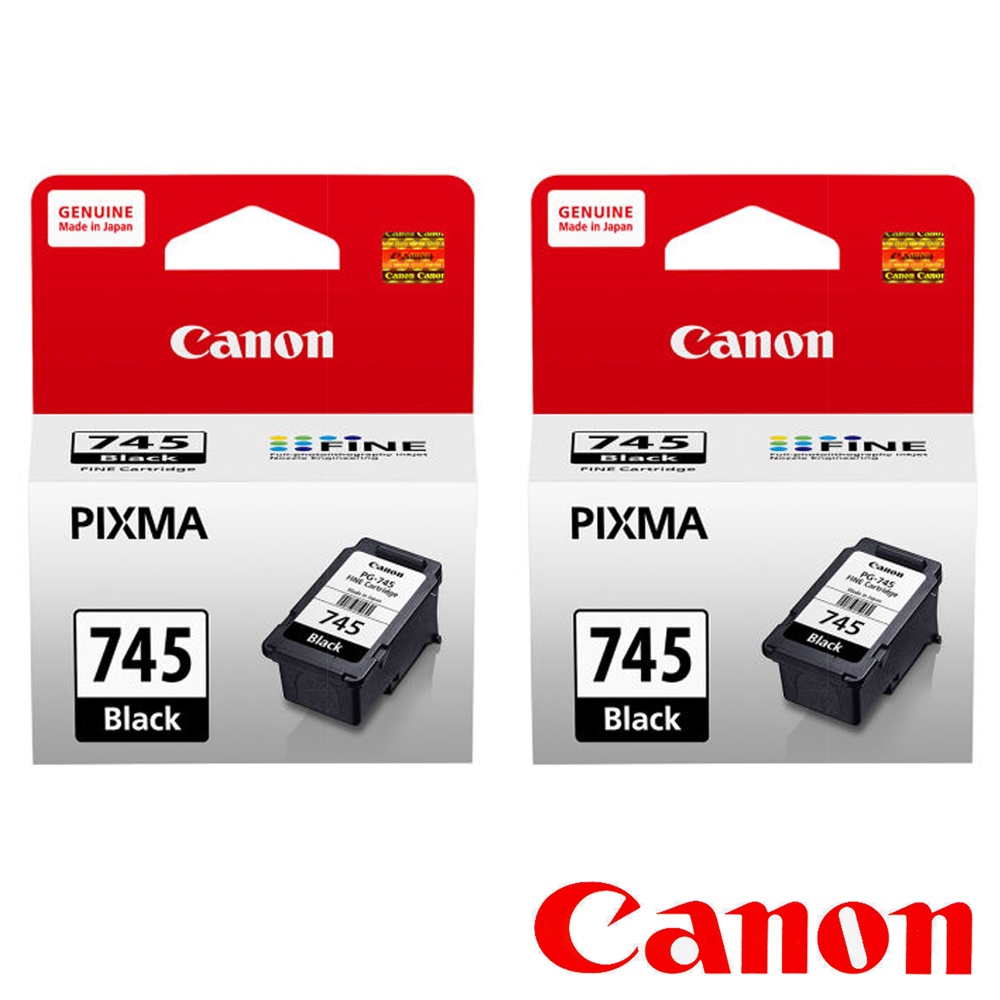 Canon PG-745 原廠黑色墨水二入組合