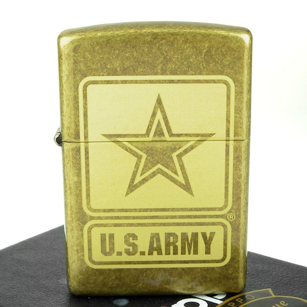 【ZIPPO】美系~U.S. Army-美國陸軍LOGO雷射雕刻打火機